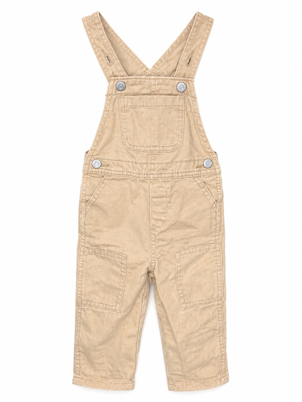 Old Navy Beige Corduroy Kids Overalls